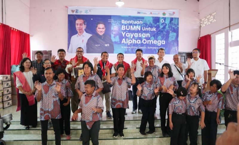 PTPN IV Bantu Yayasan Penyandang Disabilitas GBKP Alpha Omega Di Kabanjahe