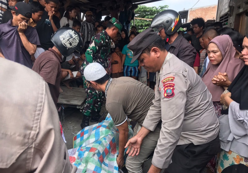 Driver Ojol Tewas Ditabrak Kereta Api Di Jl. Padang Medan Tembung