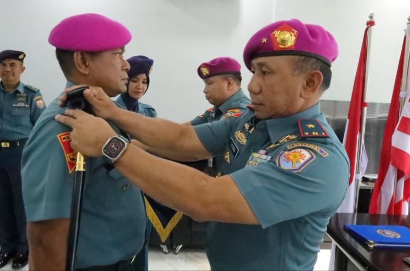 Danlantamal I Terima Penyerahan Jabatan Wadan Lantamal