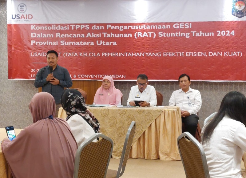 USAID ERAT Dengan TPPS Sumut Gelar RAT Bersama OPD
