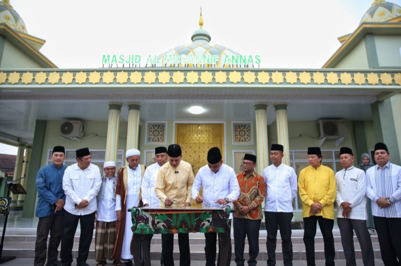 Masjid Al Musannif Ke-45 Di Kodim 0212/Tapsel Diresmikan