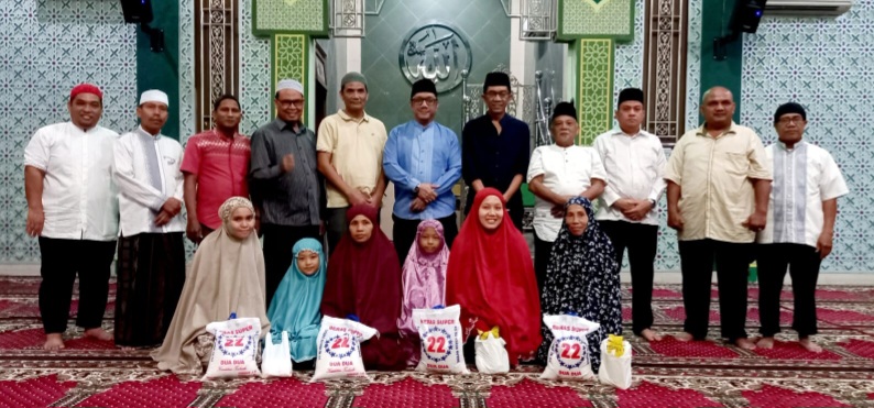Jamaah Shalat Taraweh Masjid UISU Berkesempatan Peroleh Sembako