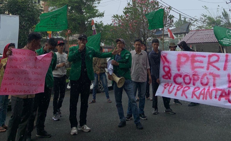 PW Himmah Sumut Demo PUPR Soroti Proyek Di Labura