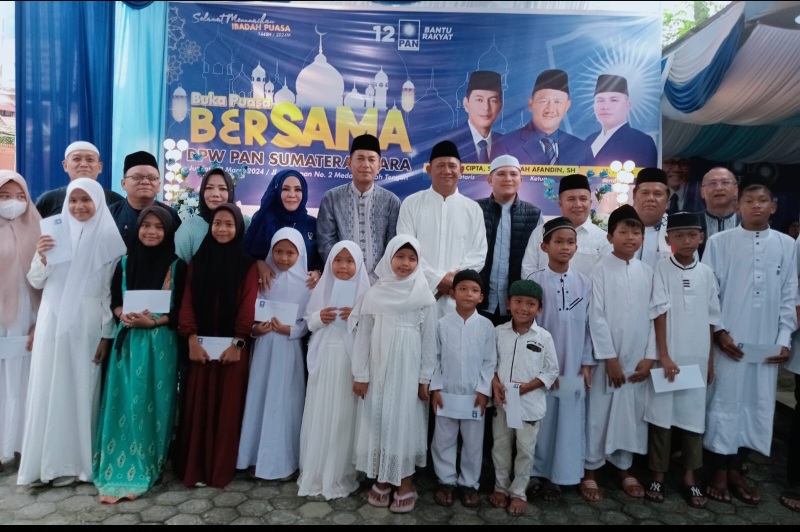 Bukber Dan Santuni Anak Yatim, Ondim: Kader PAN Siap Berkompetisi Di Pilkada