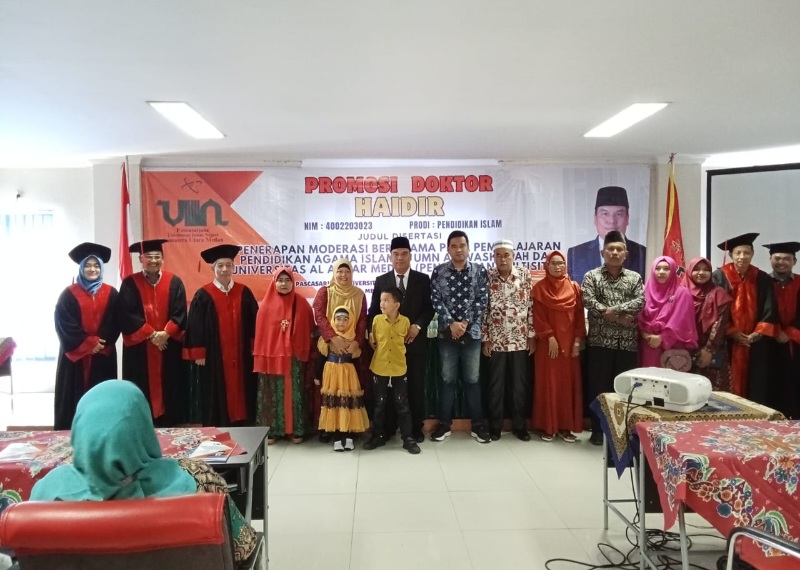 Berkat Doa Orang Tua Kini Haidir Lubis Raih Doktor