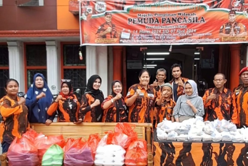 Selama Ramadhan 1445 H, MPW PP Sumut Berkolaborasi Bagikan Takjil Gratis