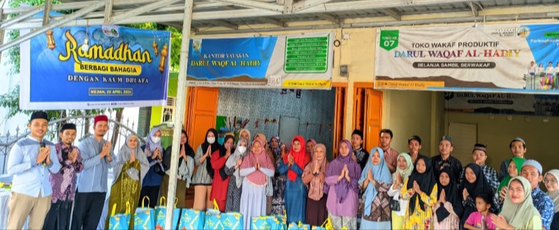 Yayasan Darul Waqf Al-Hadiy-MD Forhati KAHMI Medan Berbagi Untuk Dhuafa