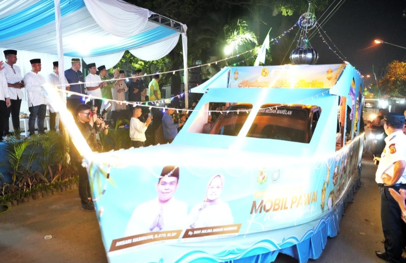 Semarak Idul Fitri, 47 Kendaraan Hias Meriahkan Malam Takbiran Di Kecamatan Medan Deli