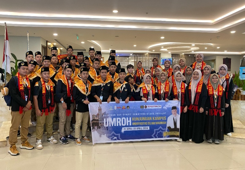 Santri Al-Azhar Asy-Syarif Sumut Umrah Dan Kunjungan Ke Universitas Islam Madinah