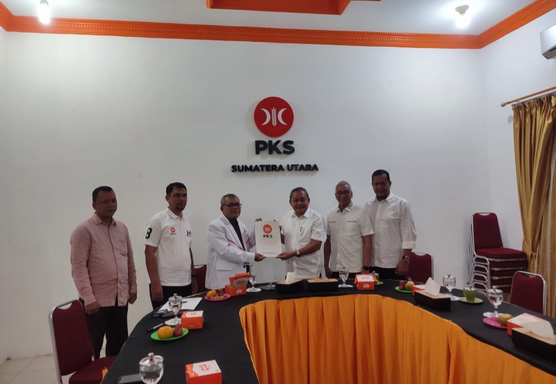 Edy Rahmayadi Ambil Formulir Calon Gubsu Ke PKS