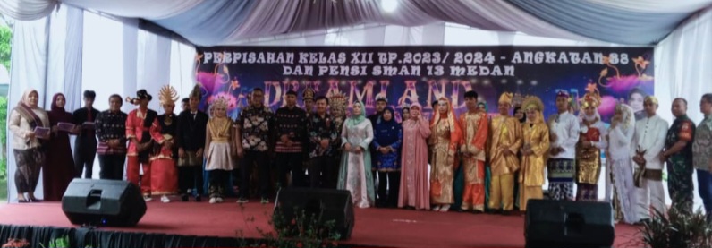 SMAN 13 Medan Gelar Pensi Dan Pelepasan Siswa Kelas 12