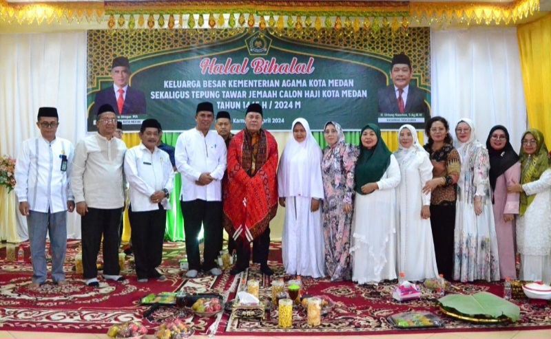 Kemenag Medan Halal Bihalal Dan Tepung Tawar Calhaj