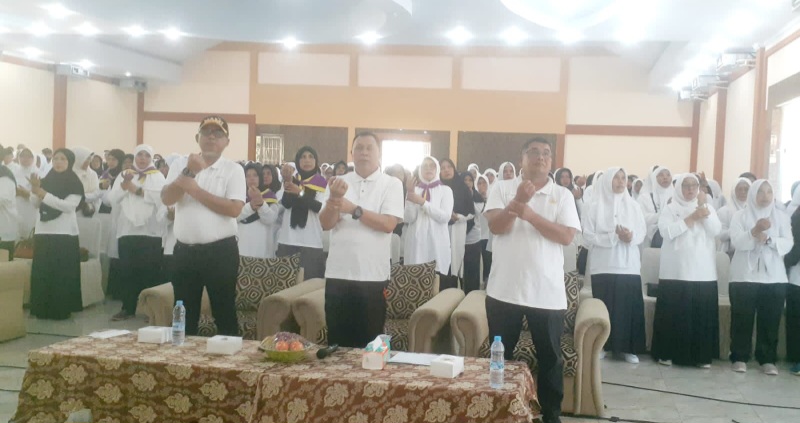 Calhaj Kota Medan Antusias Ikuti Senam Dan Peragaan Batik Haji