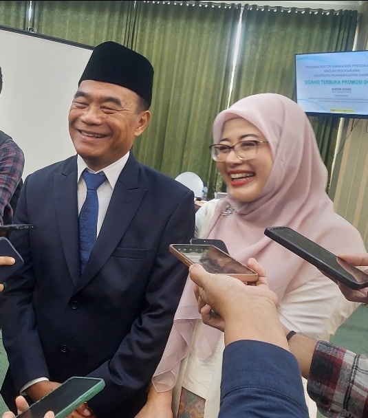 Suryan Widati, Isteri Menko PMK Muhadjir Effendy yang Sukses Raih Gelar Doktor Manajemen Pendidikan Islam