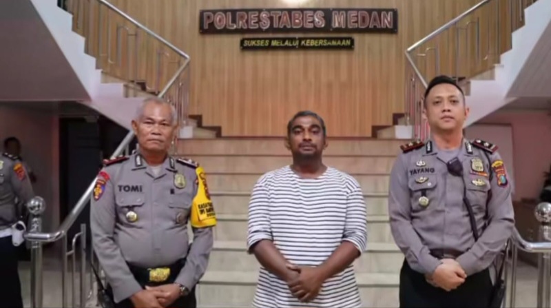 Aksinya Viral Di Medsos, Rakesh Minta Maaf Di Polrestabes Medan