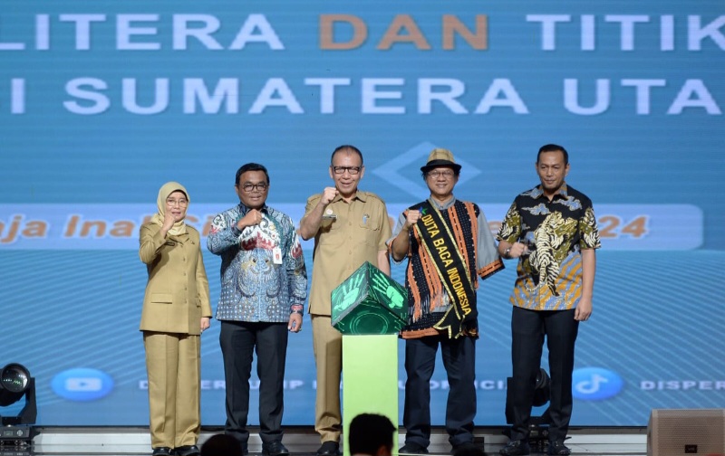 Pemprovsu Luncurkan Platform D-Litera Dan Titik Baca Digital