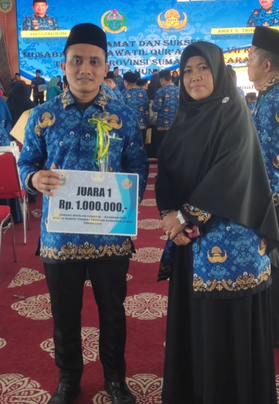 Guru MIN 1 Medan Raih Juara 1 MTQ Korpri Sumut