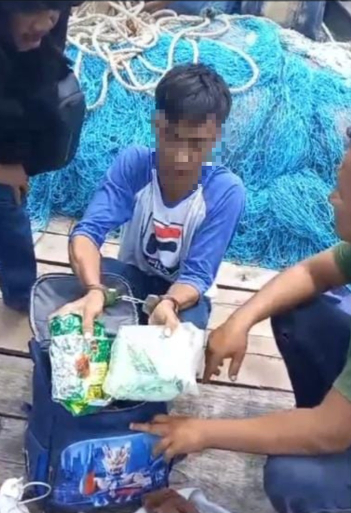 Dit Polairud Tangkap Kapal Nelayan Bawa Narkoba Di Tengah Laut