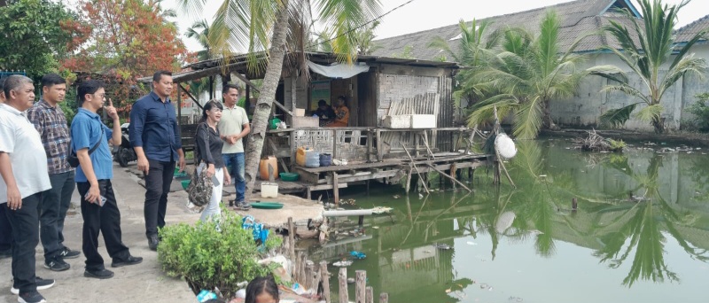 UMKM Sumut, Kadis Ketapang Pertanian Perikanan Dan Camat Medan Labuhan Tinjau Rencana Lokasi Wisata Baru Di Nelayan Indah