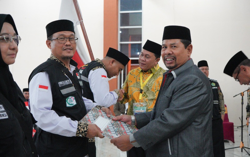 Kankemenag Gunungsitoli: Proses Pemberangkatan Kloter 9 Lancar