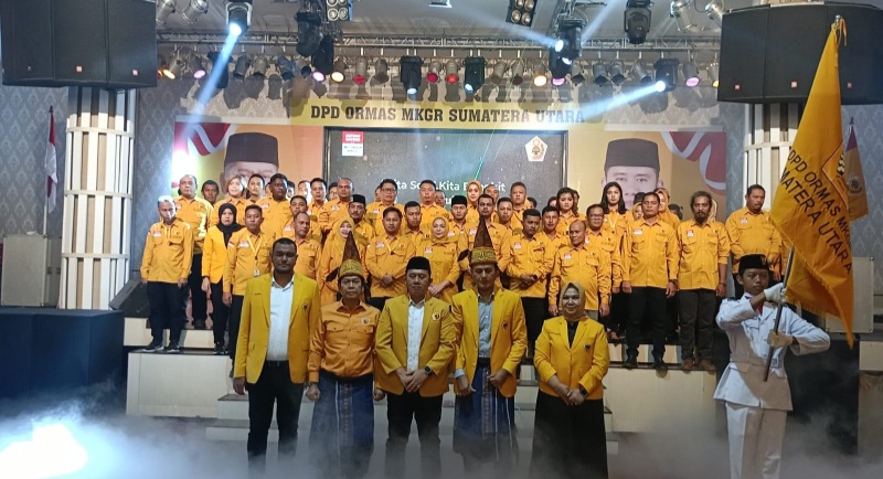 Dukungan Ijeck Gubenur Sumut Menggema Di Pelantikan MKGR