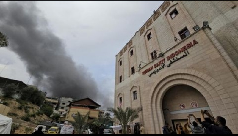 Zionis Israel Kembali Serang RS Indonesia Di Gaza