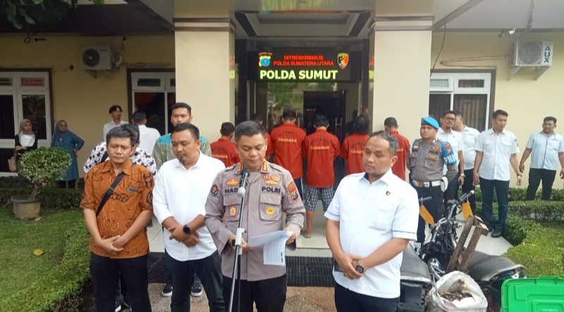 6 Sindikat Pencuri Sawit PTPN IV Diringkus