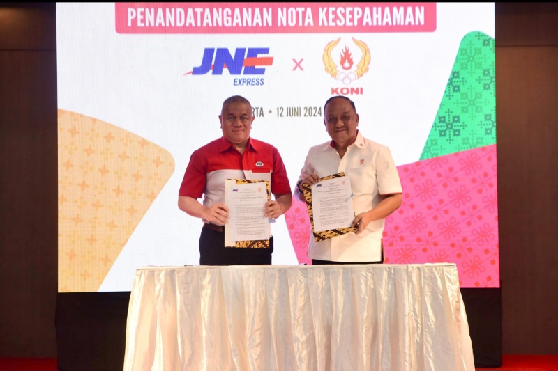JNE- KONI MoU Pengembangan Olahraga Nasional