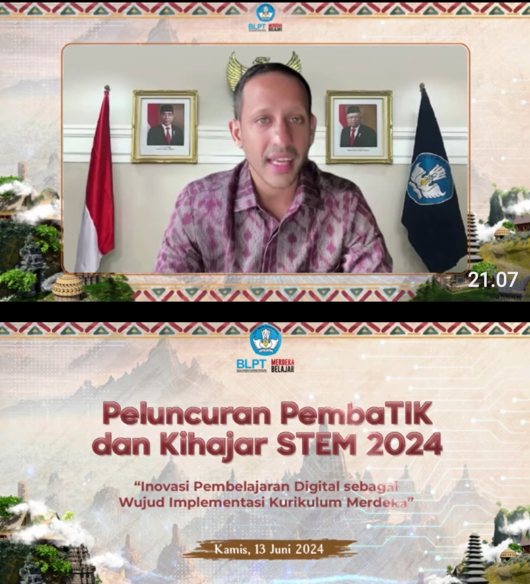 PembaTIK dan Kihajar STEM Kembali Diluncurkan, Mendikburistek Nadiem: Dorong Implementasi Kurikulum Merdeka
