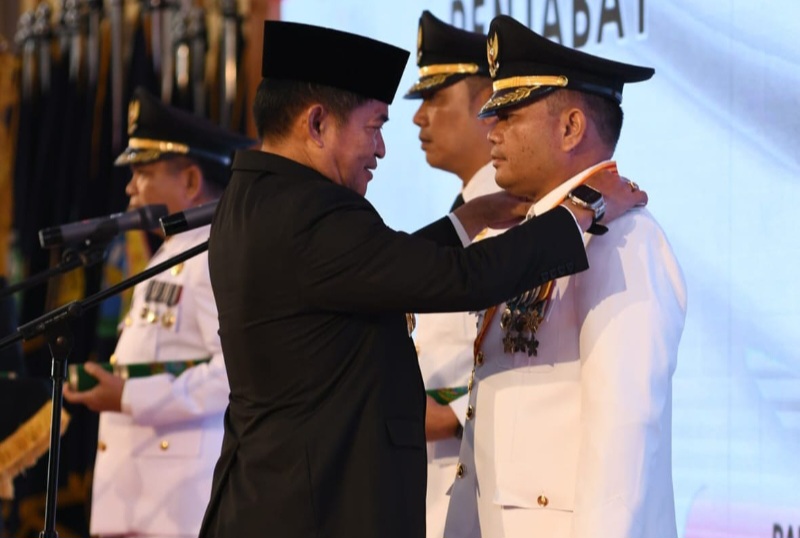 Pj. Gubsu Lantik 3 Pj Kepala Daerah