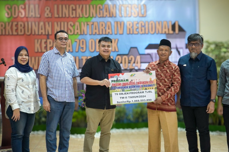 Bantu Puluhan Sarana Ibadah Dan Pendidikan, PTPN IV Regional 1 Konsisten Jalankan Program TJSL Triwulan II 2024