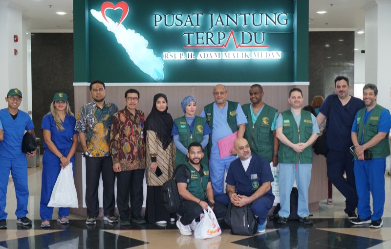 RS Adam Malik Bersama Tim Medis Arab Saudi Gelar Operasi Jantung Anak