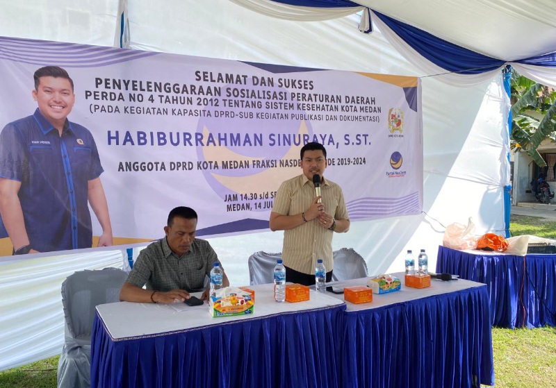 Habiburahman Siburaya Ingatkan Warga Medan Jangan Takut Gunakan Program UHC