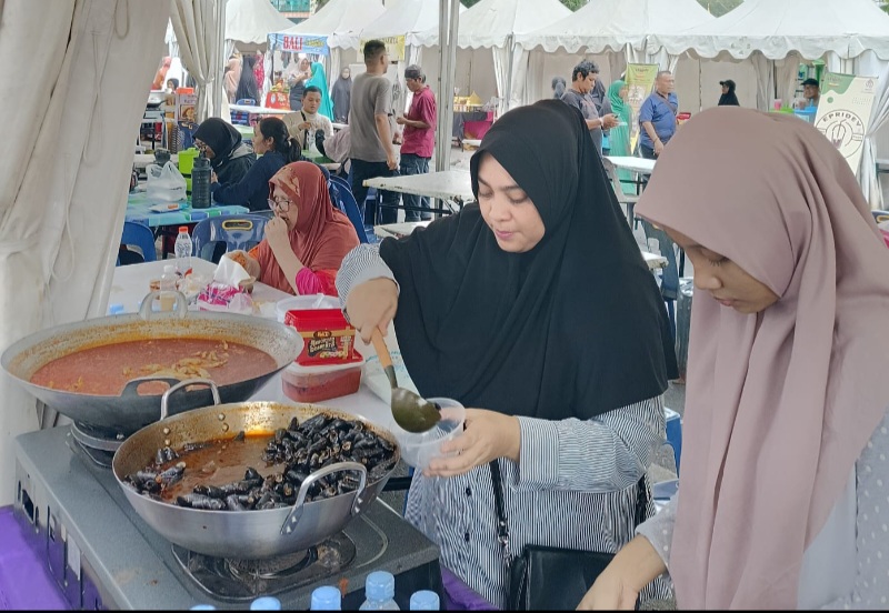 Ceker Mercon Dan Siput Viral Di Pekan Kuliner Khas III MUI Medan
