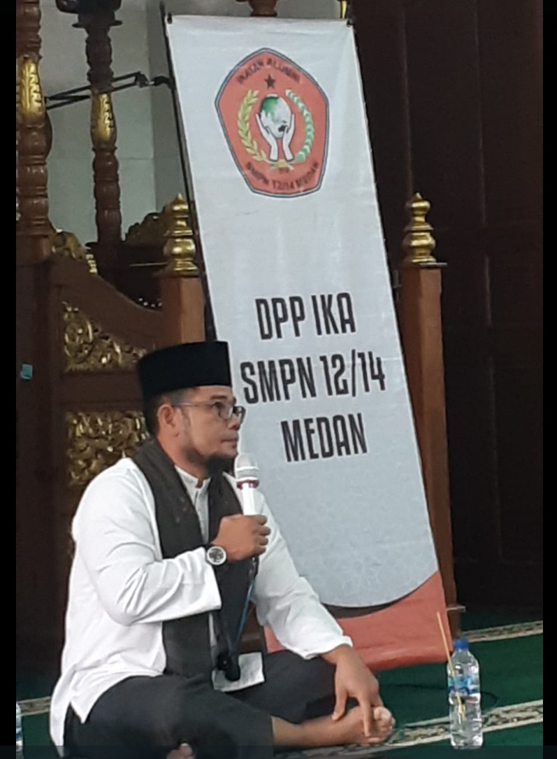 Rayakan Tahun Baru Islam, DPP IKA SMPN 12/14 Medan Santuni Anak Yatim Piatu