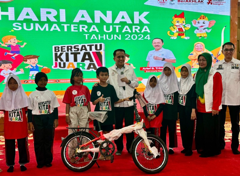 Pelindo Berpartisipasi Di Hari Anak Nasional Tahun 2024 Sumut