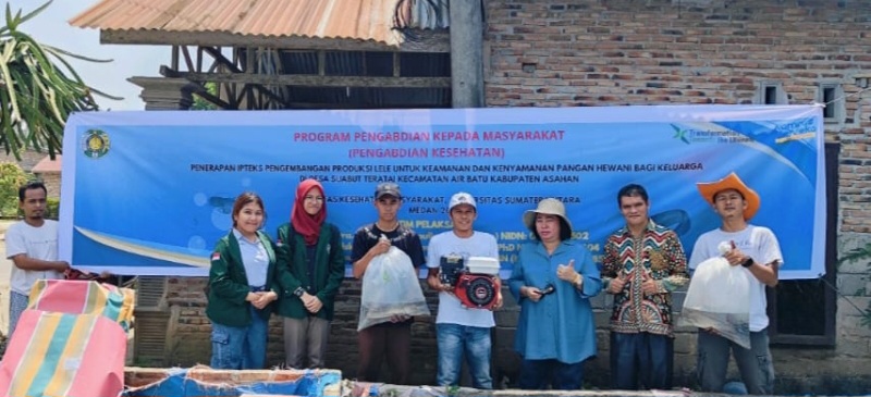 Penerapan IPTEKS Pada Produksi Lele Untuk Pemenuhan Gizi Keluarga Di Desa Sijabut Teratai