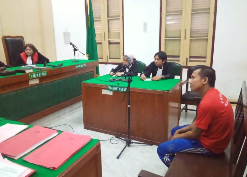 Gorok Ibu Kandung, Warga Denai Didakwa Pembunuhan Berencana