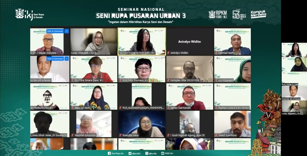 Gelar Seminar Nasional Pusaran Urban, Dekan FSRD IKJ: Upaya Menggagas Ide-ide Baru
