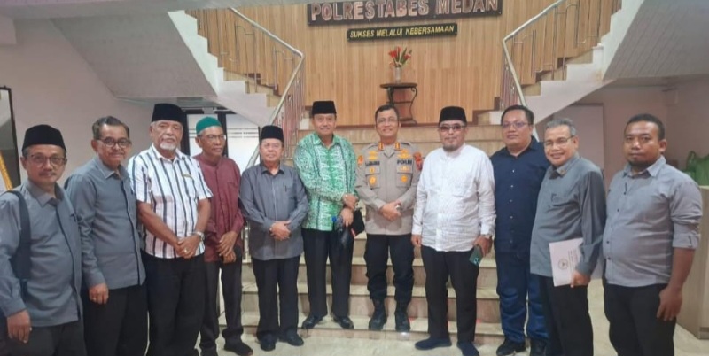 BWI Nazhir Dan BKM Al Badar Silaturahmi Ke Polrestabes Medan