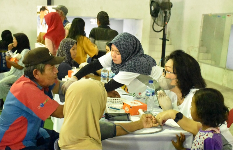 RS Adam Malik Gelar Baksos Kesehatan Bersama Lantamal I Belawan