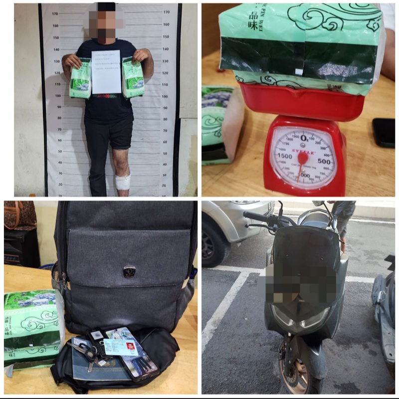 Polisi Tembak Kurir Narkoba Aceh Utara, 2 Kg Sabu Disita