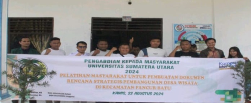 Dosen Ilmu Administrasi Publik FISIP USU Dampingi Penyusunan Renstra Di Desa Tiang Layar