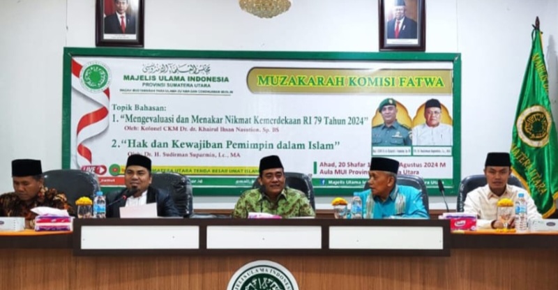 MUI Sumut Gelar Muzakarah Evaluasi Dan Menakar Nikmat Kemerdekaan