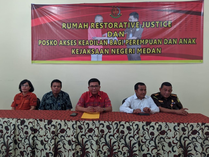 Kajari Medan Resmikan Posko Akses Keadilan Bagi Perempuan Dan Anak