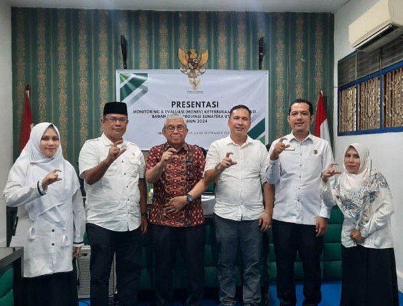 Komisi Informasi Nilai Pengelolaan PPID Kanwil Kemenag Sumut Tersajikan Dengan Baik
