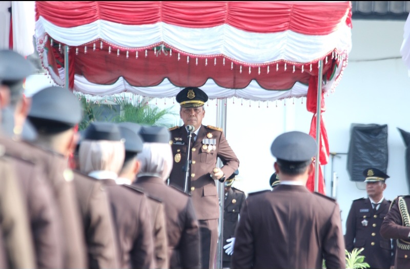 Kajatisu Pimpin Upacara Harlah ke-79 Kejaksaan RI: Kejaksaan Hadir Melalui Penegakan Hukum Yang Berkeadilan