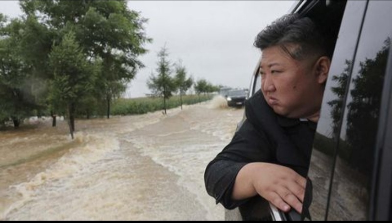 Kim Jong Un Tembak Mati Puluhan Pejabat Korut Gagal Atasi Banjir