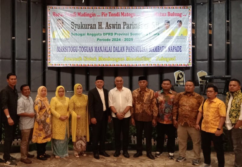 H Aswin Parinduri SH Ingin Berikan Kontribusi Maksimal Di Tabagsel