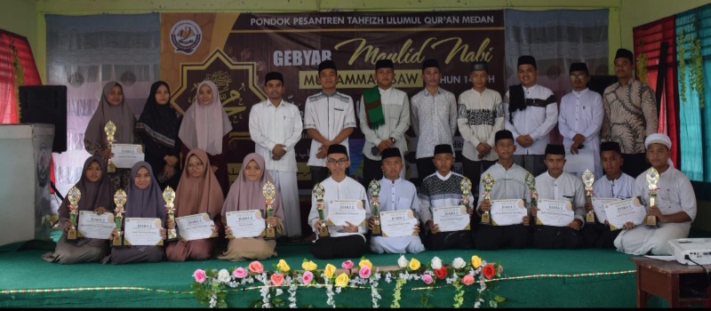Gebyar Maulid Nabi Di Ponpes Tahfizh Ulumul Qur'an Medan Diwarnai Beragam Lomba